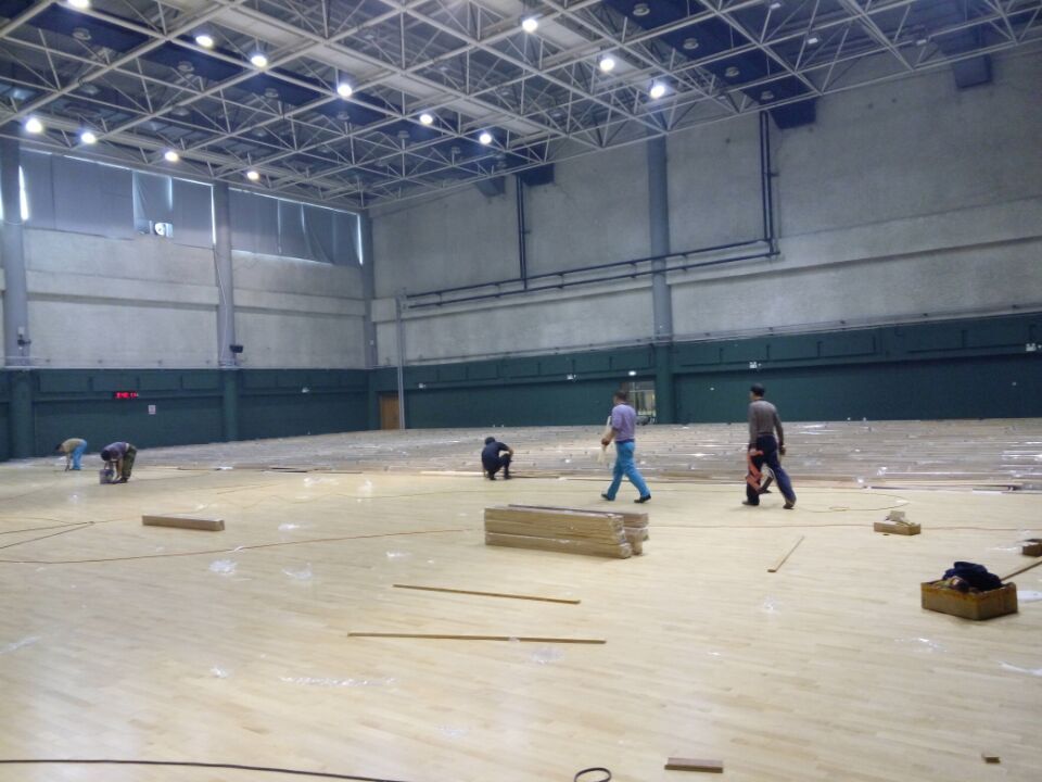 內(nèi)蒙古體育館籃球場運動木地板
