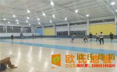 河南楓樺木籃球場(chǎng)地板圖片